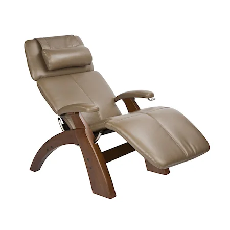 Silhouette Power Zero-Gravity Recliner with Walnut Base